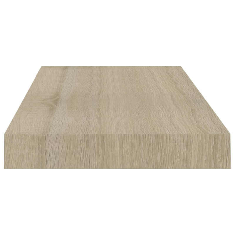 Półka ścienna, kolor dębowy, 50 x 23 x 3,8 cm, MDF