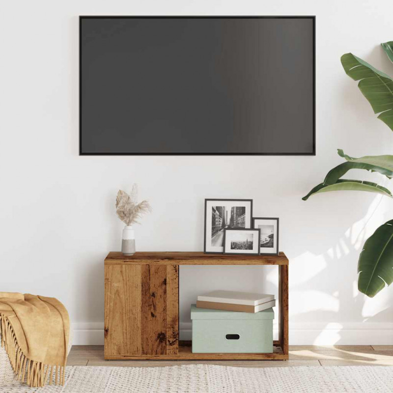 Szafka pod TV, stare drewno, 60x24x32 cm
