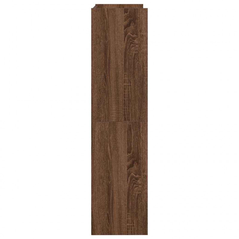 Półka na buty, brązowy dąb, 60x25x100 cm