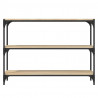 Regał na książki, dąb sonoma, 100x33x70,5 cm
