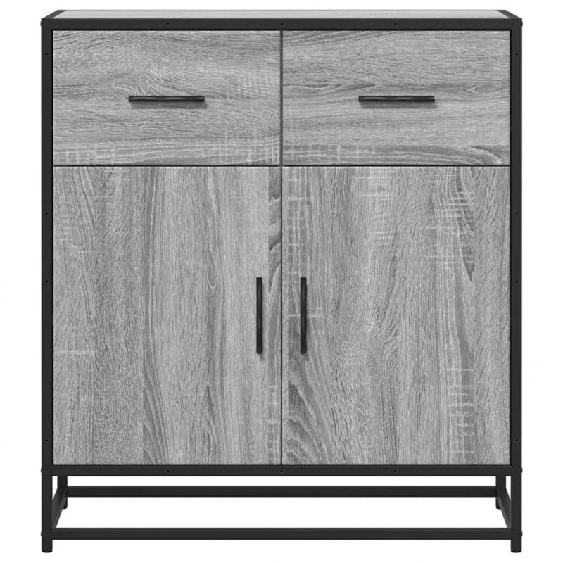 Szafka, szary dąb sonoma, 68x35x76 cm materiał drewnopochodny