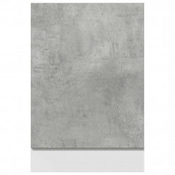 Panel do zabudowy zmywarki, szarość betonu, 45x3x67 cm