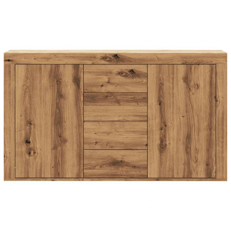Szafka, dąb artisan, 120x36x69 cm, materiał drewnopochodny