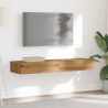 Szafki pod TV z LED, 2 szt., dąb artisan, 60x35x15,5 cm