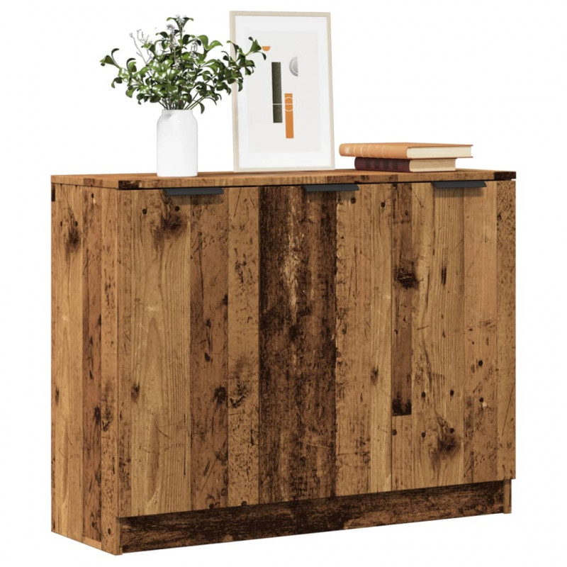 Szafka, stare drewno, 90,5x30x70 cm, materiał drewnopochodny