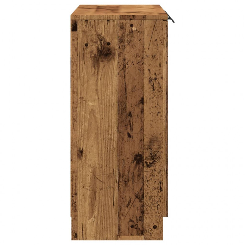 Szafka, stare drewno, 90,5x30x70 cm, materiał drewnopochodny