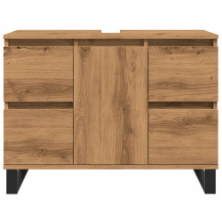 Szafka pod umywalkę, dąb artisan, 80x33x60 cm