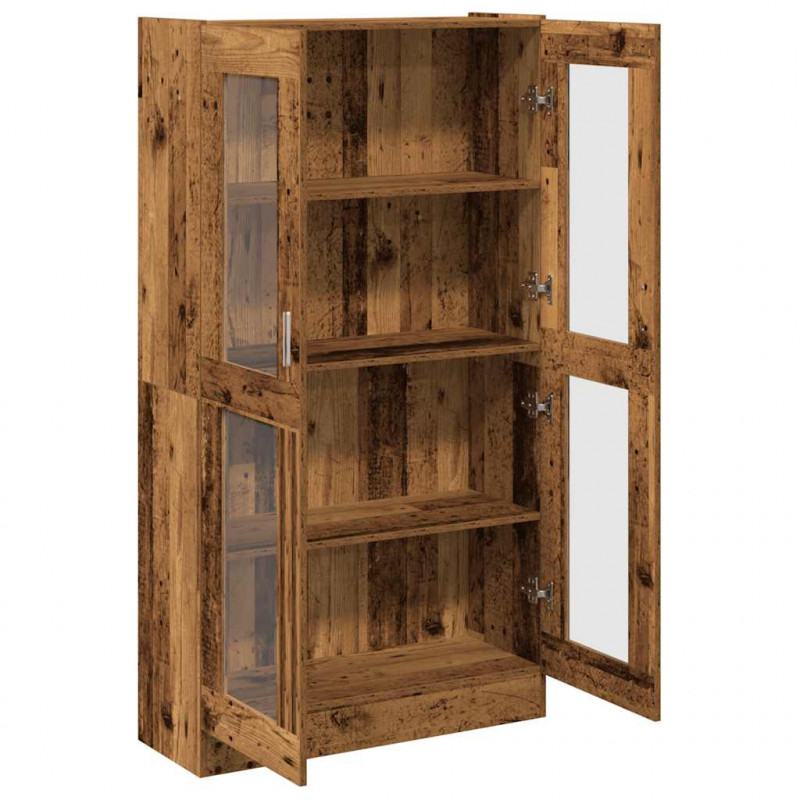 Szafka, stare drewno, 82,5x30,5x150 cm, materiał drewnopochodny
