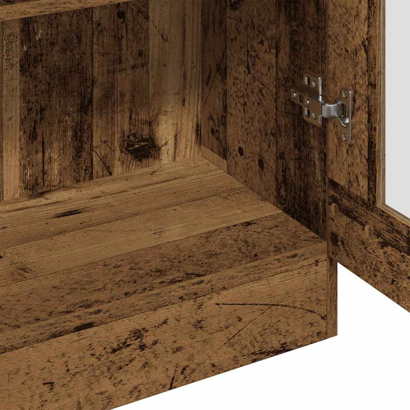 Szafka, stare drewno, 82,5x30,5x150 cm, materiał drewnopochodny