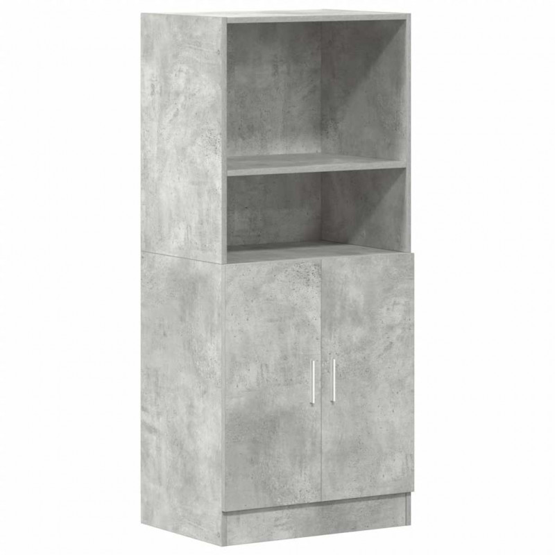 Szafka kuchenna, szarość betonu, 57x41,5x131,5 cm