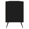 Szafka pod TV, czarna, 150x30x44,5 cm, materiał drewnopochodny