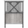 Szafka pod telewizor, szary dąb sonoma, 90x33x45 cm
