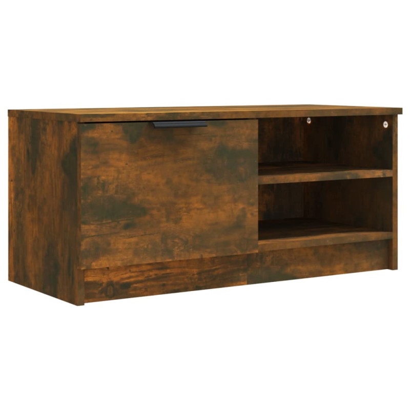 Szafka pod telewizor, przydymiony dąb, 80x35x36,5 cm