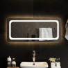 Lustro łazienkowe z LED, 90x40 cm