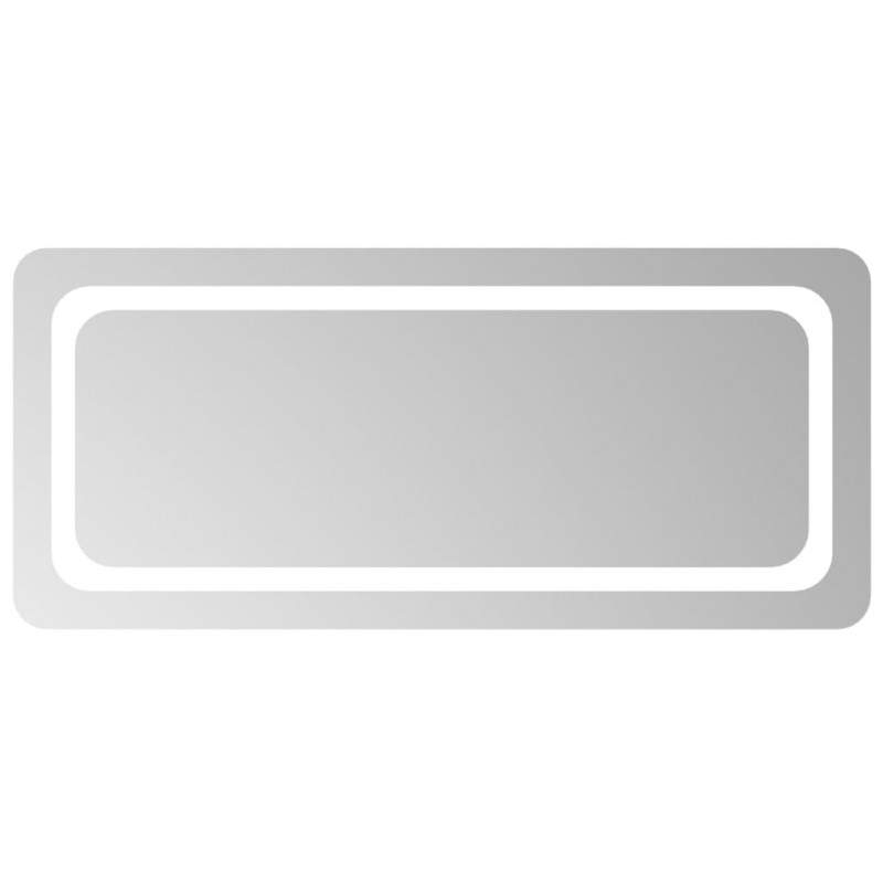 Lustro łazienkowe z LED, 90x40 cm