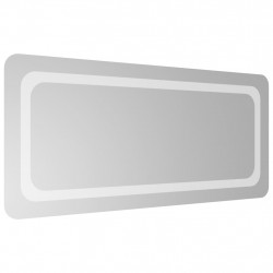 Lustro łazienkowe z LED, 90x40 cm