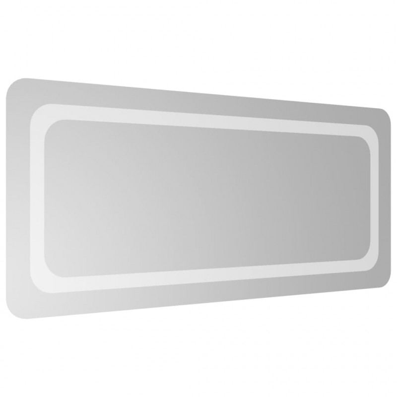 Lustro łazienkowe z LED, 90x40 cm