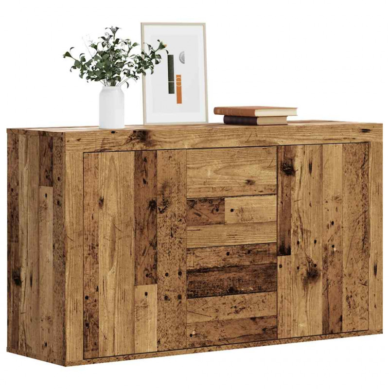Komoda, stare drewno, 120x36x69 cm, materiał drewnopochodny