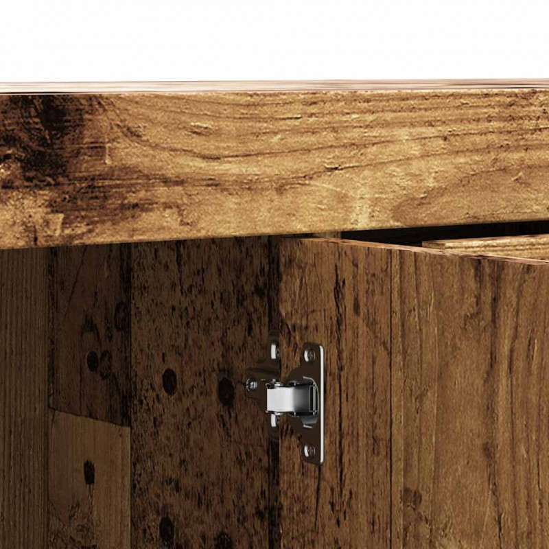 Komoda, stare drewno, 120x36x69 cm, materiał drewnopochodny