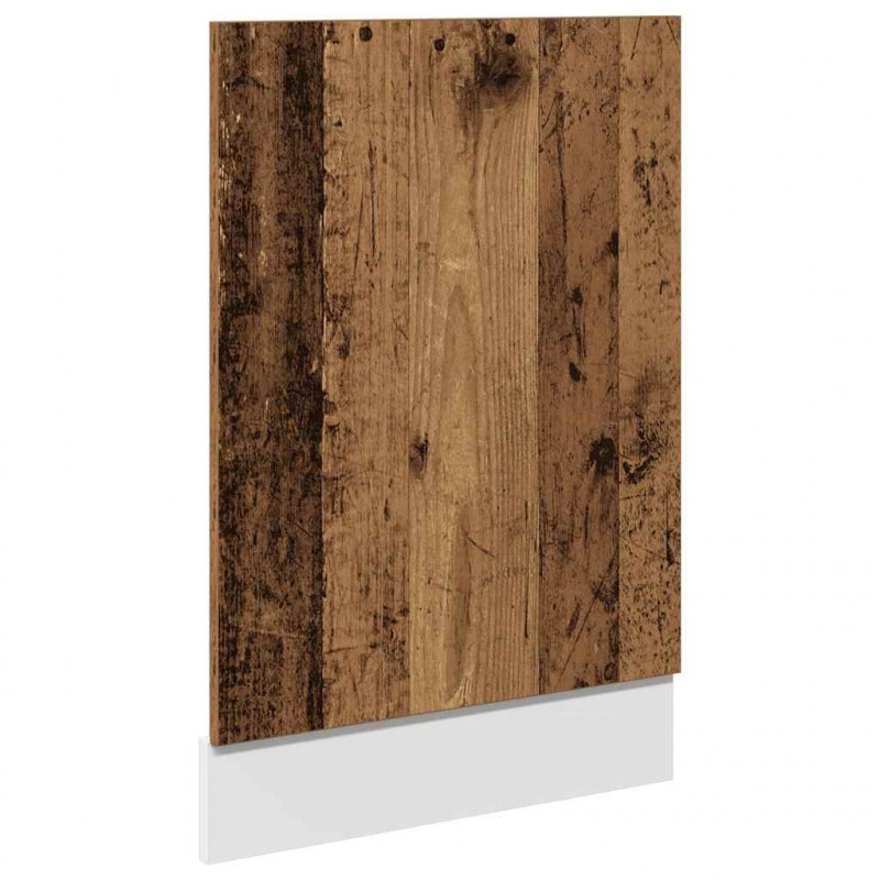 Panel do zabudowy zmywarki, stare drewno, 45x3x67 cm