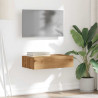 Szafka telewizyjna z LED, dąb artisan, 60x35x15,5 cm
