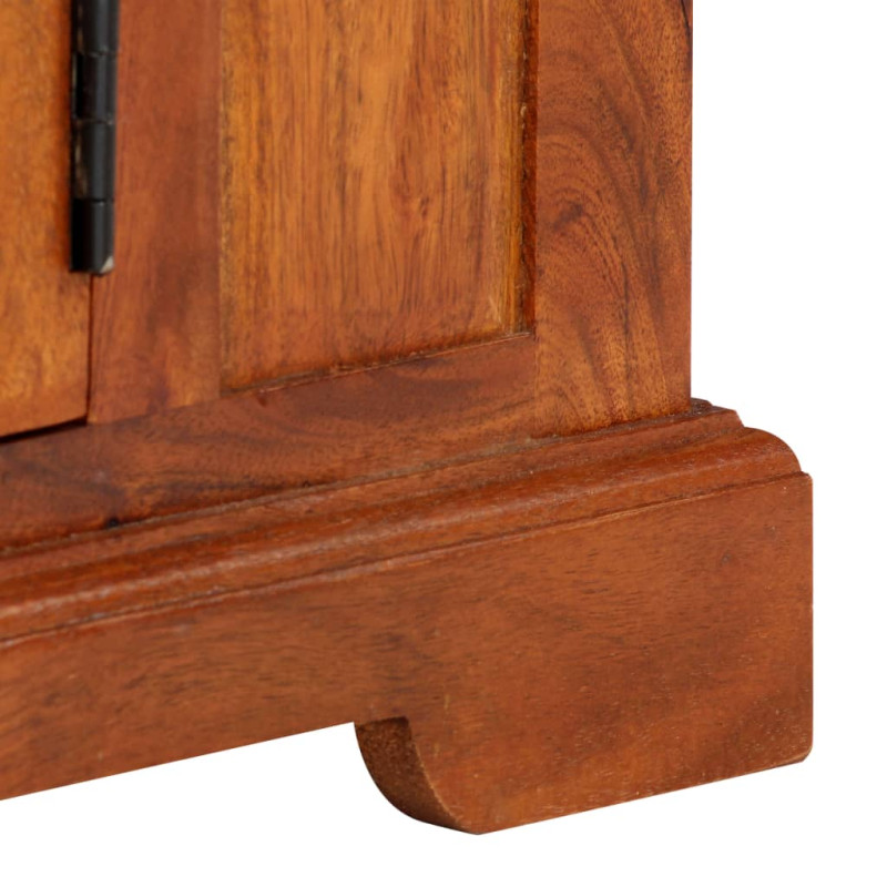 Szafka pod TV, 119x30x40 cm, lite drewno akacjowe
