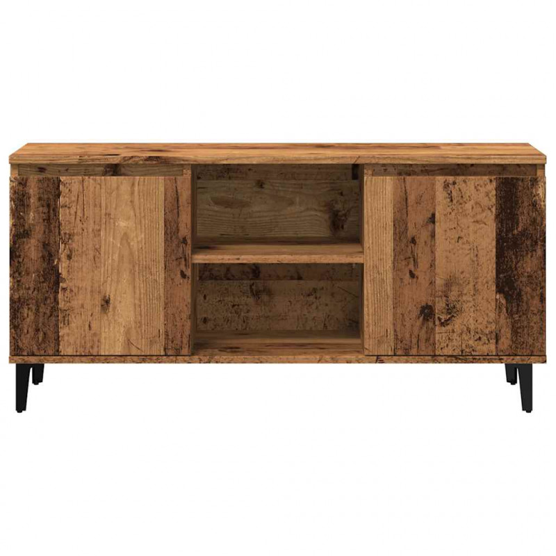 Szafka pod TV, stare drewno, 102x35x50 cm
