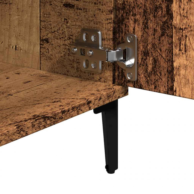 Szafka pod TV, stare drewno, 102x35x50 cm