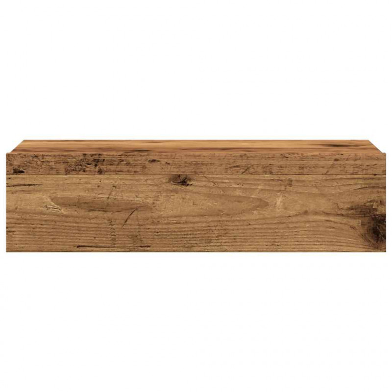 Szafka telewizyjna z LED, stare drewno, 60x35x15,5 cm