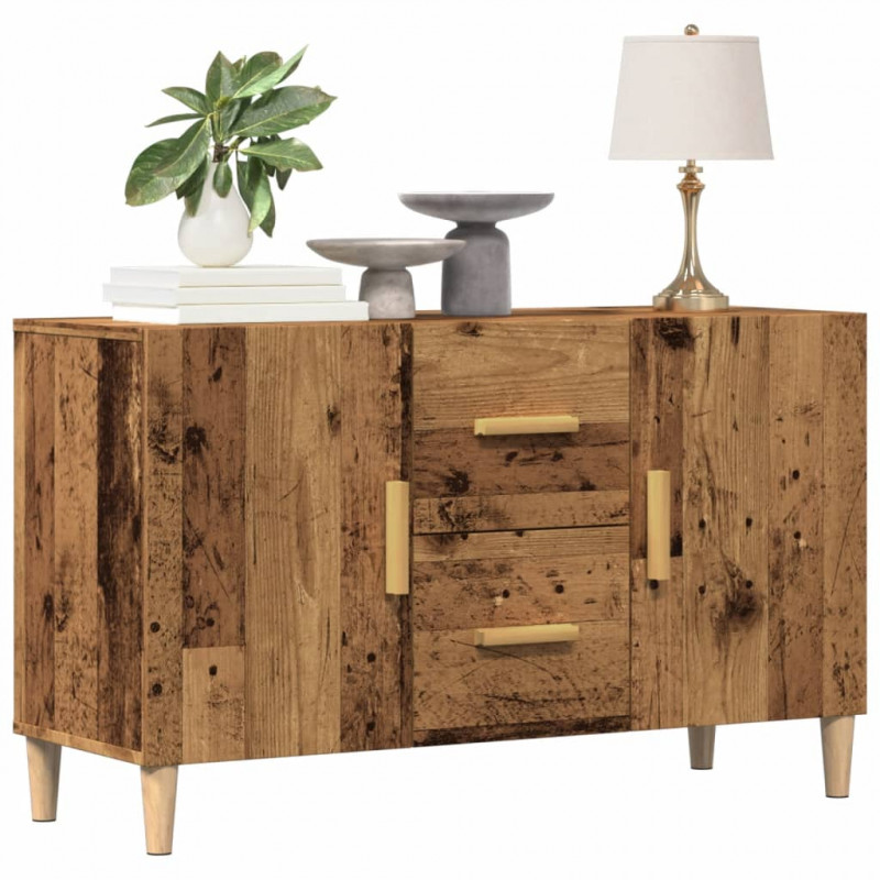 Komoda, stare drewno, 100x36x60 cm, materiał drewnopochodny