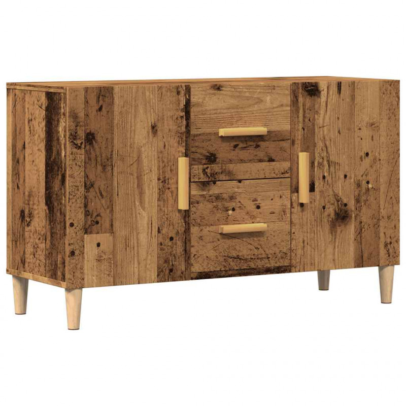 Komoda, stare drewno, 100x36x60 cm, materiał drewnopochodny
