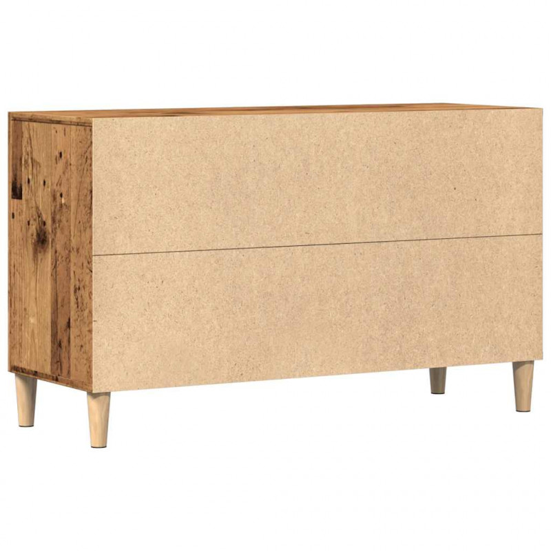 Komoda, stare drewno, 100x36x60 cm, materiał drewnopochodny