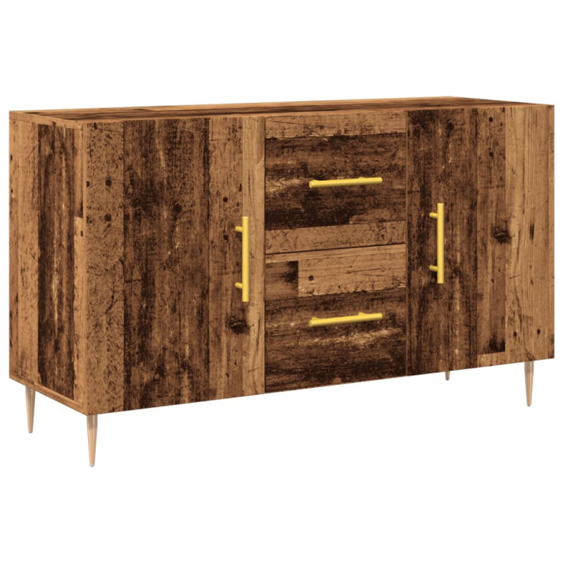 Komoda, stare drewno, 100x36x60 cm, materiał drewnopochodny