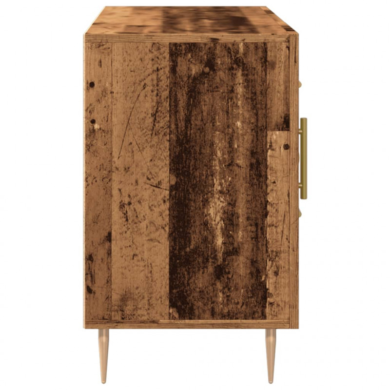 Komoda, stare drewno, 100x36x60 cm, materiał drewnopochodny