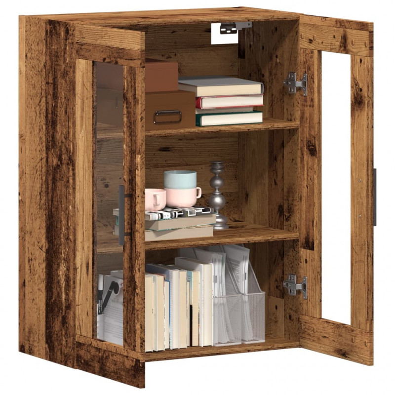Szafka, stare drewno, 69,5x34x90 cm, materiał drewnopochodny
