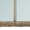 Stół ogrodowy, brązowy, 200x100x74 cm, szkło i rattan PE