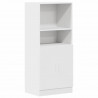 Szafka kuchenna, biała 57x41,5x131,5 cm materiał drewnopochodny