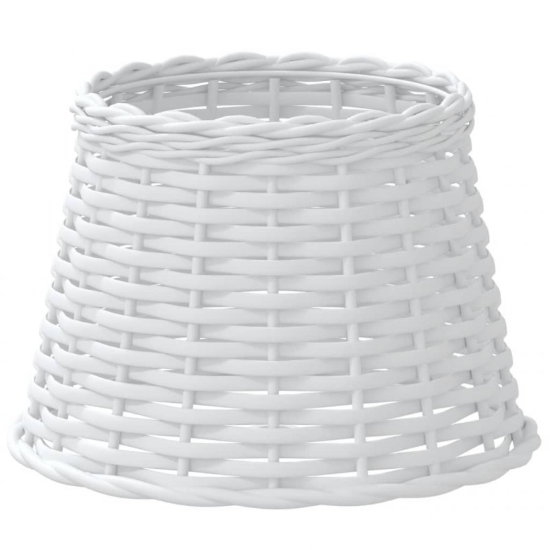 Klosz do lampy, biały, Ø25x17 cm, wiklina