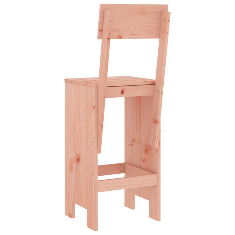 Stołki barowe, 2 szt., 40x48,5x115,5 cm, lite drewno daglezjowe