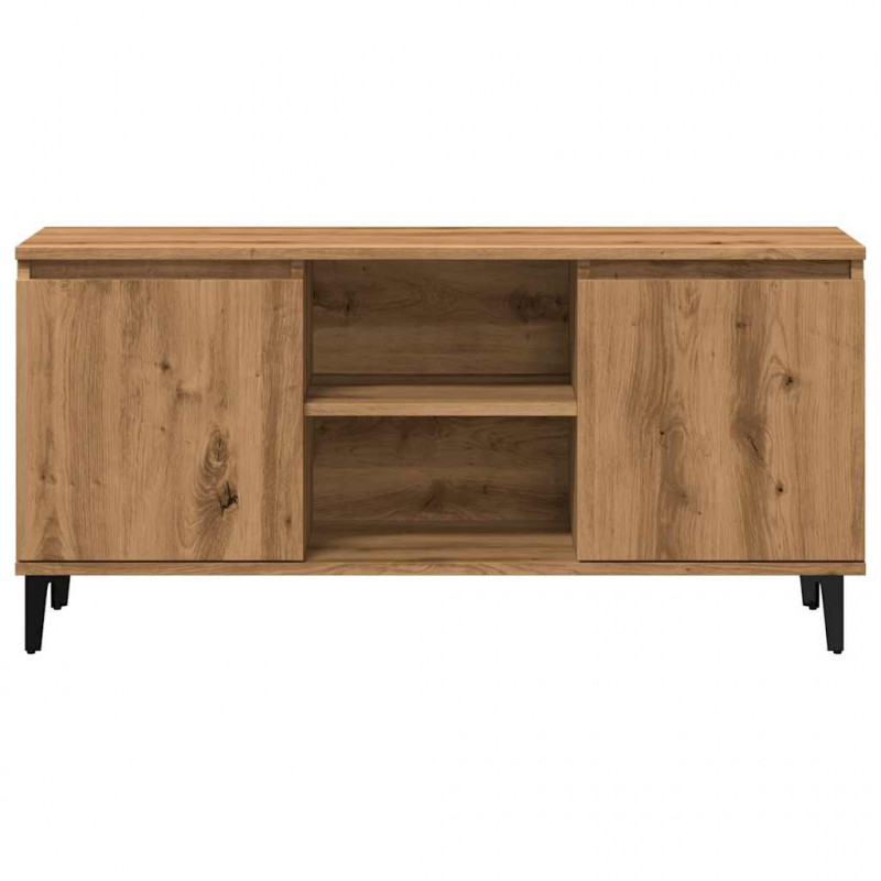 Szafka TV, dąb artisan, 102x35x50 cm, materiał drewnopochodny