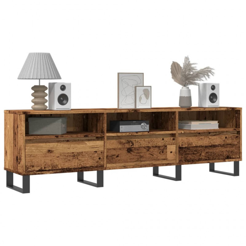 Szafka pod TV, stare drewno, 150x30x44,5 cm