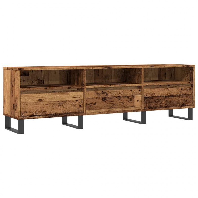 Szafka pod TV, stare drewno, 150x30x44,5 cm