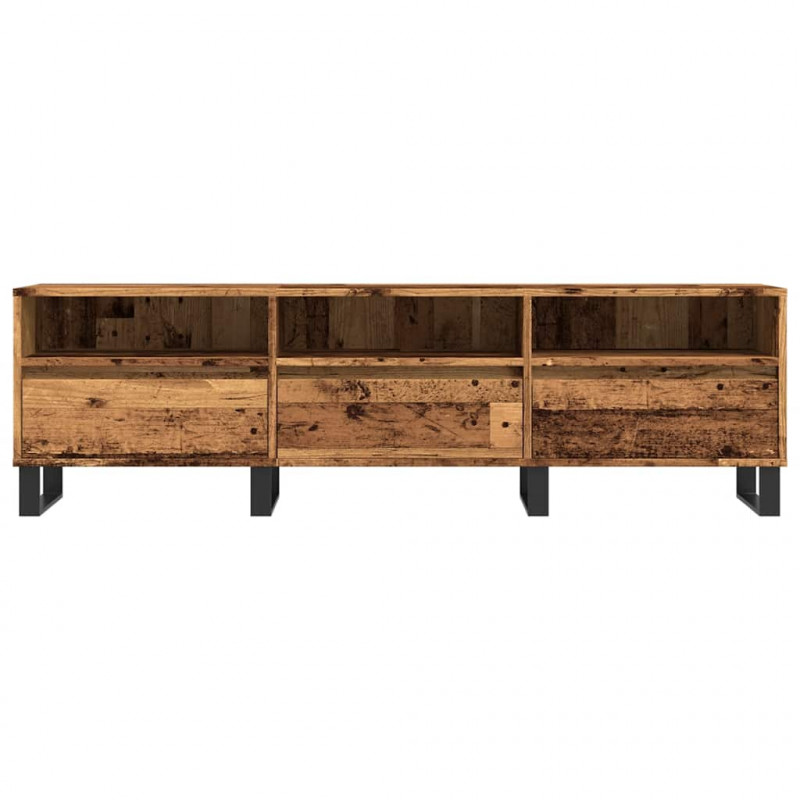 Szafka pod TV, stare drewno, 150x30x44,5 cm