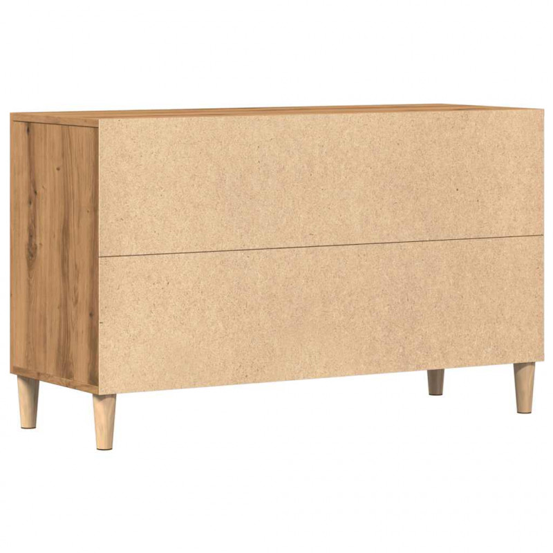 Komoda, dąb artisan, 100x36x60 cm, materiał drewnopochodny