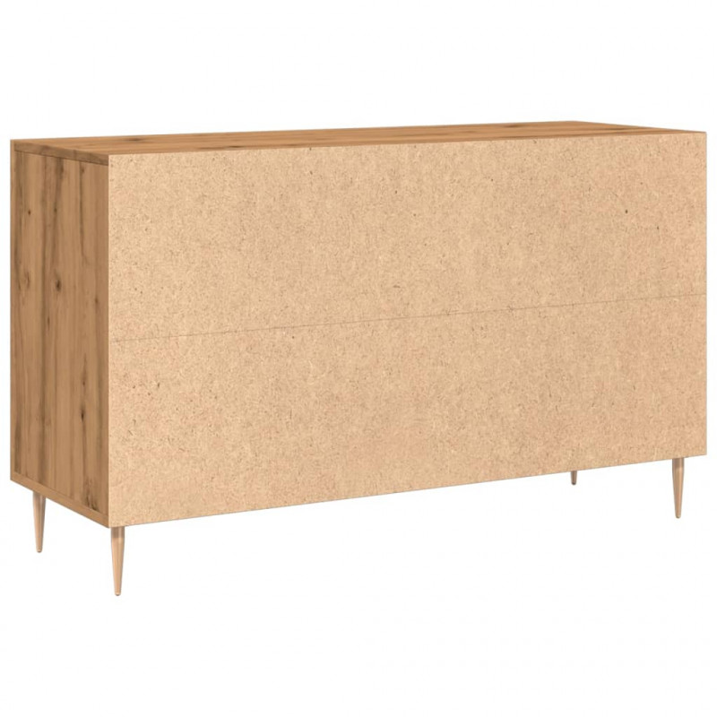Komoda, dąb artisan, 100x36x60 cm, materiał drewnopochodny