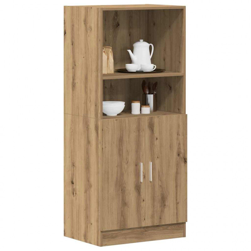 Szafka kuchenna, dąb artisan, 57x41,5x131,5 cm