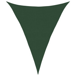 Żagiel przeciwsłoneczny, 160 g/m², ciemnozielony, 4x5x5 m, HDPE