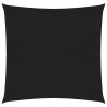 Żagiel przeciwsłoneczny, 160 g/m², czarny, 2,5x2,5 m, HDPE