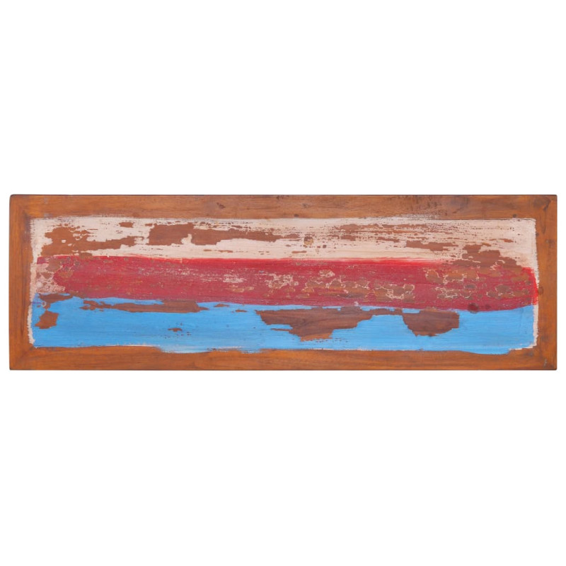 Szafka pod TV, 110 x 35 x 40 cm, lite drewno tekowe z odzysku