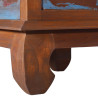 Szafka pod TV, 110 x 35 x 40 cm, lite drewno tekowe z odzysku